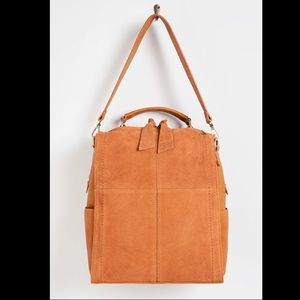 ModCloth Convertible Backpack Purse Suede NWT